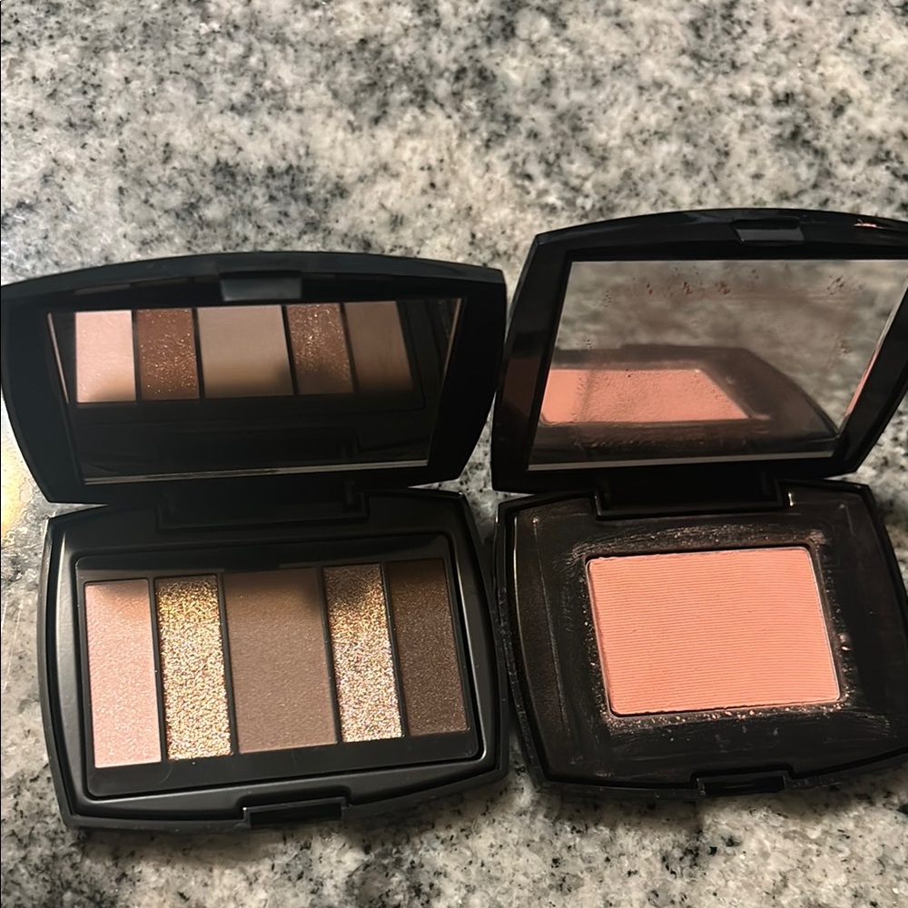 2-pc bundle Lancome Eyeshadow and Blush Palette new travel size